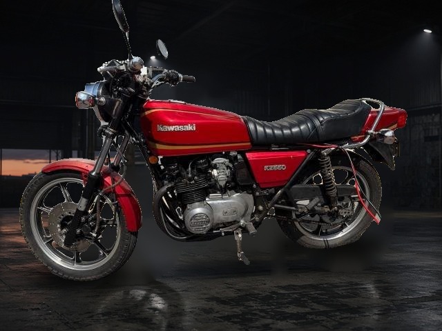 カワサキ Z550FX レッド