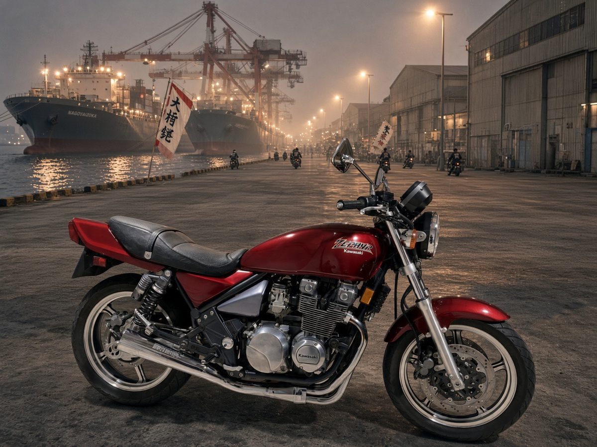 カワサキ ZEPHYR550 ルミナスビンテージレッド